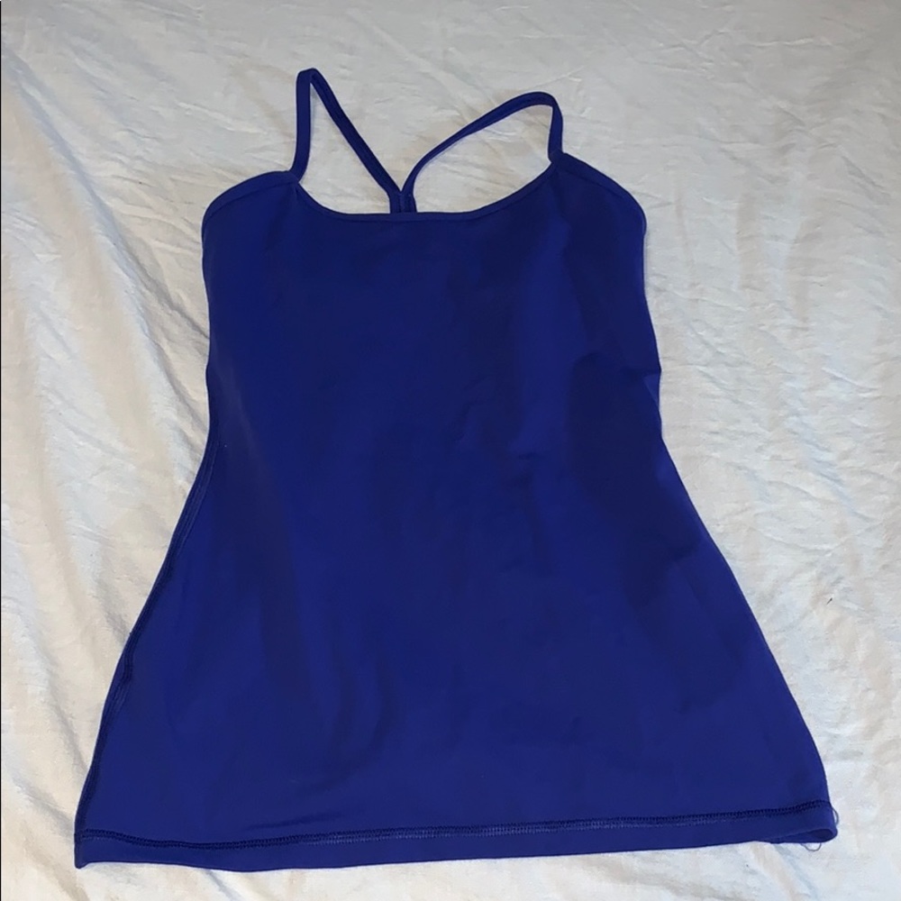 Blue Lululemon Tank Top